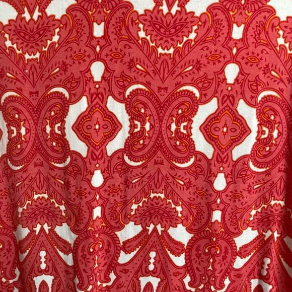 Coolibar UPF 50+ Dress –‎ Women's Size S – Pink Red White Paisley – 3/4 Sleeve - Picture 3 of 6
